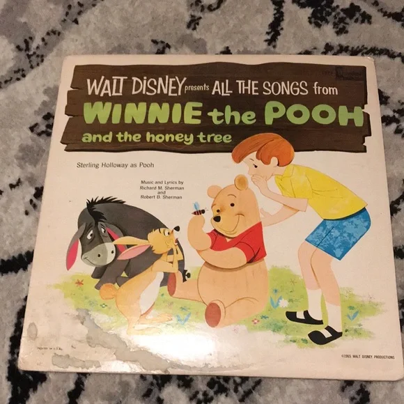 Host Pick Bundle of Vintage Disney Winnie the Pooh Vinyls